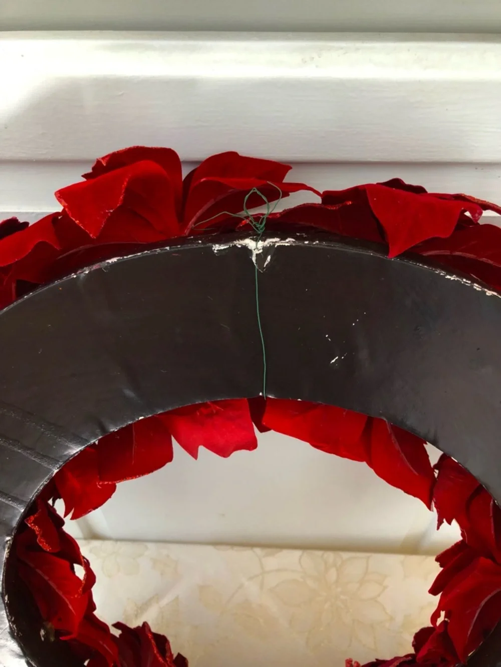 Vintage 90’s Martha Stewart Kmart Luxe Poinsettia Holiday Wreath